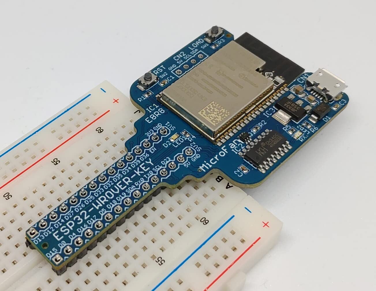 ESP32-WROVER-KEY-R2 (ESP32-WROVER-E, 8MFlash, 8MPSRAM 開発ボード) USBインターフェース付き 技適取得済