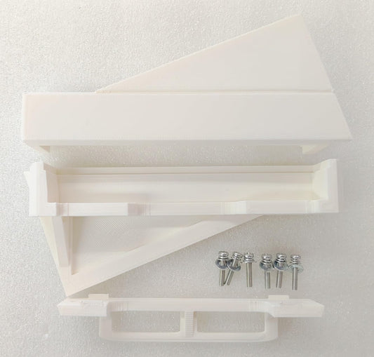 P4 屋内用 RGB LEDマトリックスパネル 64X32ピクセル 256mmx128mm, ABS樹脂製白色スタンドセット