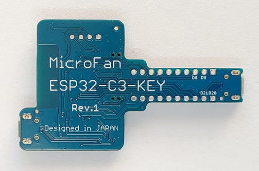 ESP32-C3-KEY-R1 (ESP32-C3-WROOM-02:RISC-V, 4M 開発ボード) USBインターフェース付き 技適取得済