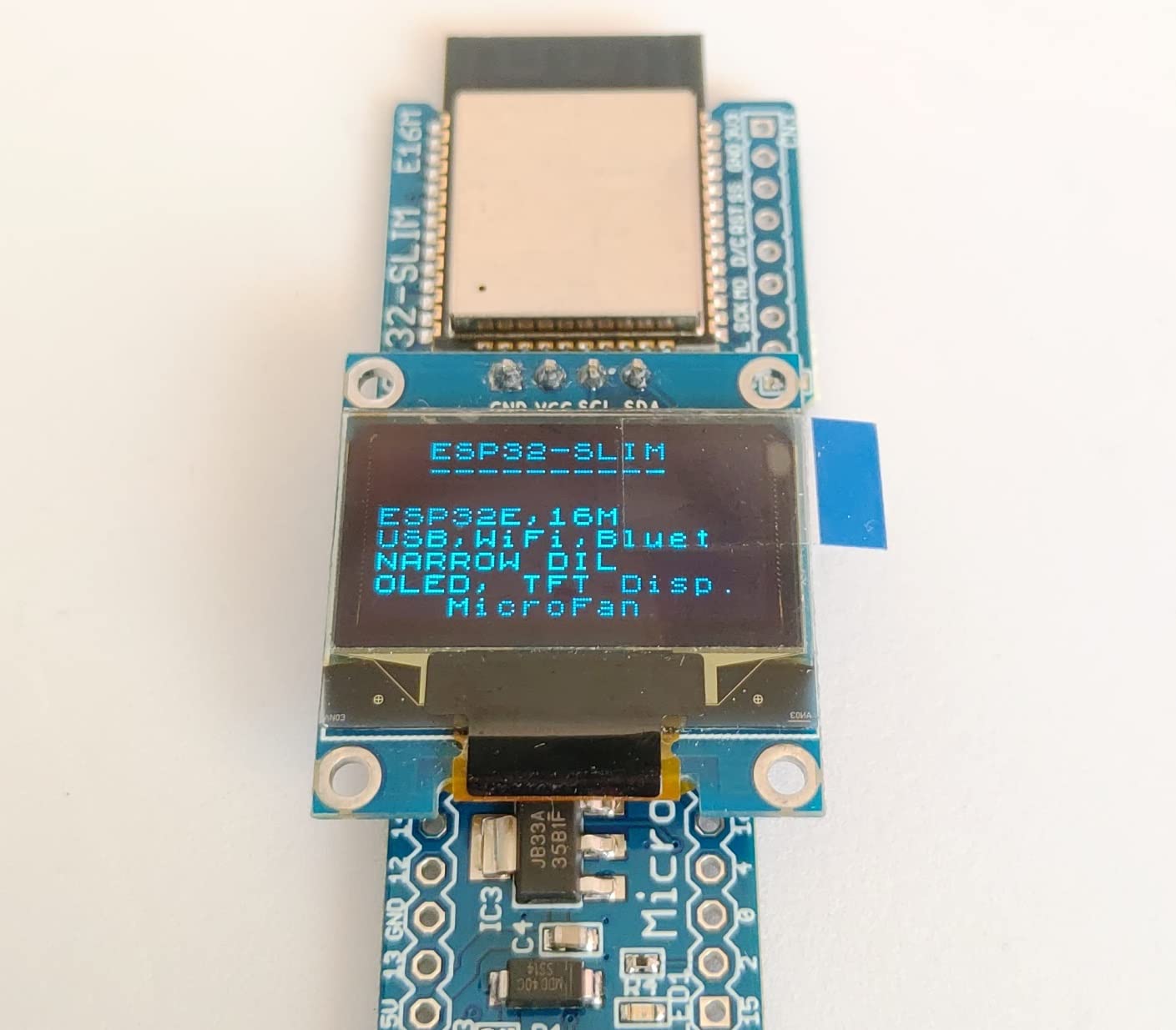ESP32-SLIM (ESP32-WROOM-32E, 16M 開発ボード) USBインターフェース付き 技適取得済