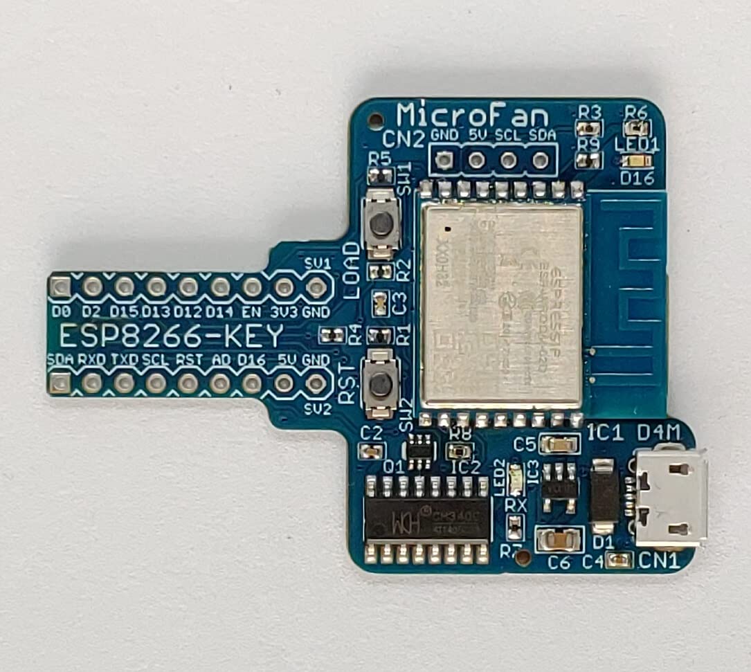 ESP8266-KEY-R2 (ESP-WROOM-02, 4M開発ボード) USBインターフェース付き 技適取得済