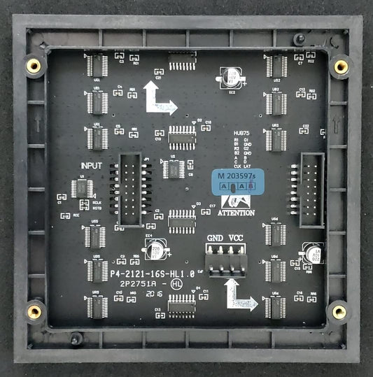 P4 RGB LEDマトリックスパネル 32X32ピクセル 128mmx128mm 室内用
