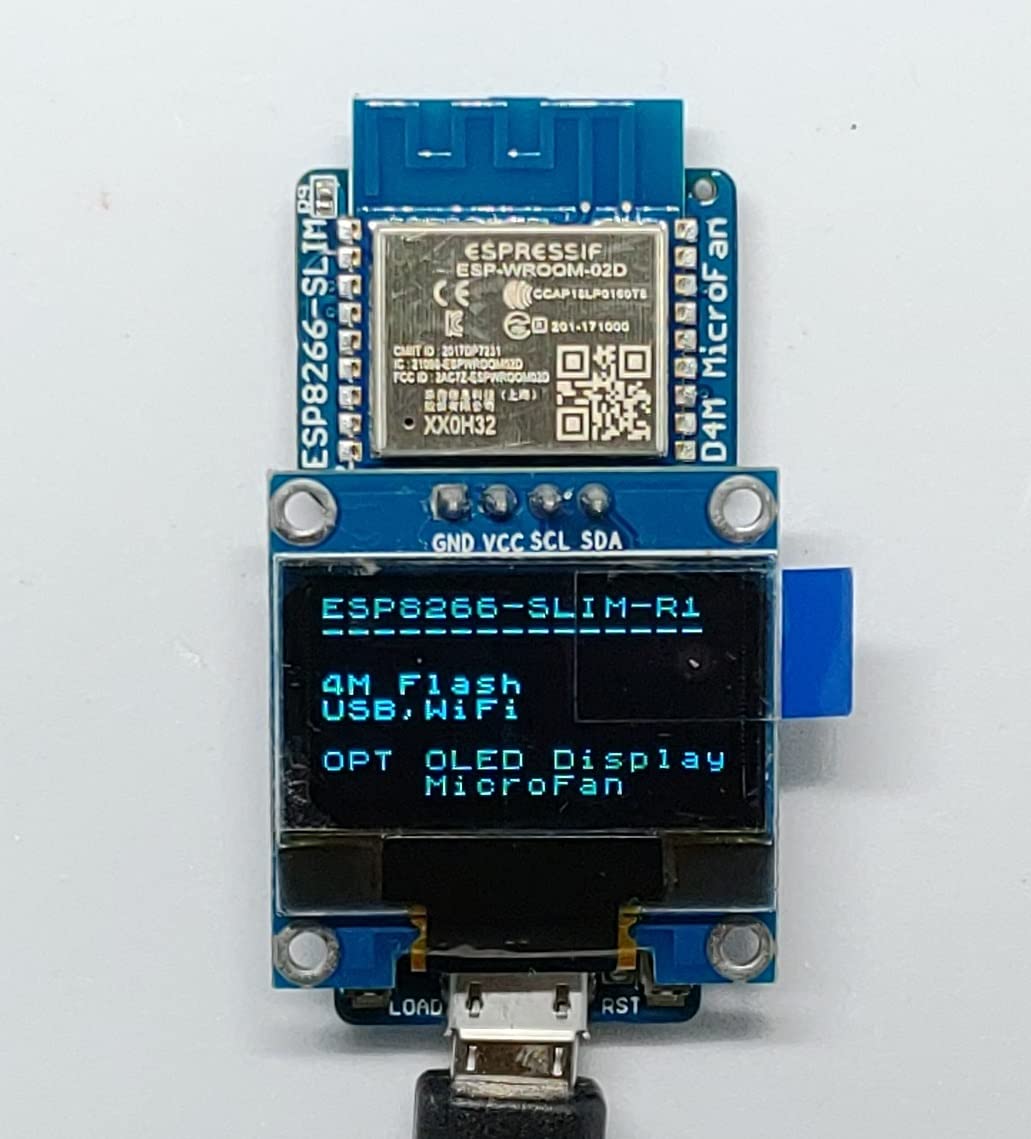 ESP8266-SLIM-R1 (ESP-WROOM-02, 4M開発ボード) USBインターフェース付き 技適取得済