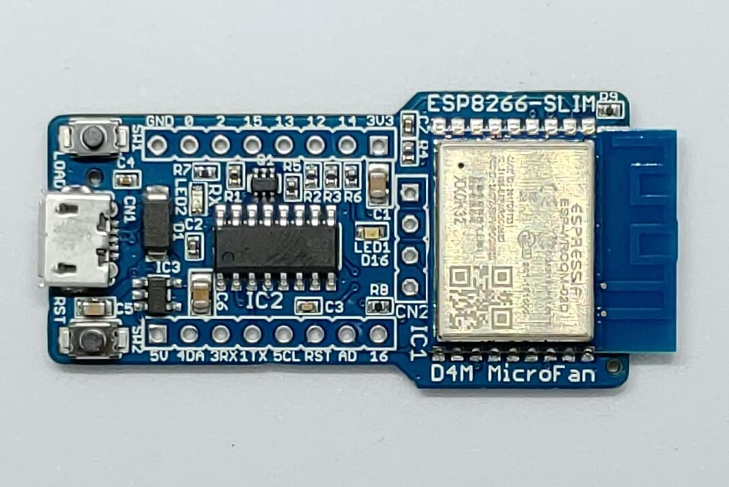 ESP8266-SLIM-R1 (ESP-WROOM-02, 4M開発ボード) USBインターフェース付き 技適取得済