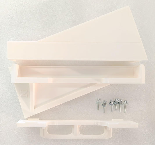 P5 屋内用 RGB LEDマトリックスパネル 64X32ピクセル 320mmx160mm, ABS樹脂製白色スタンドセット