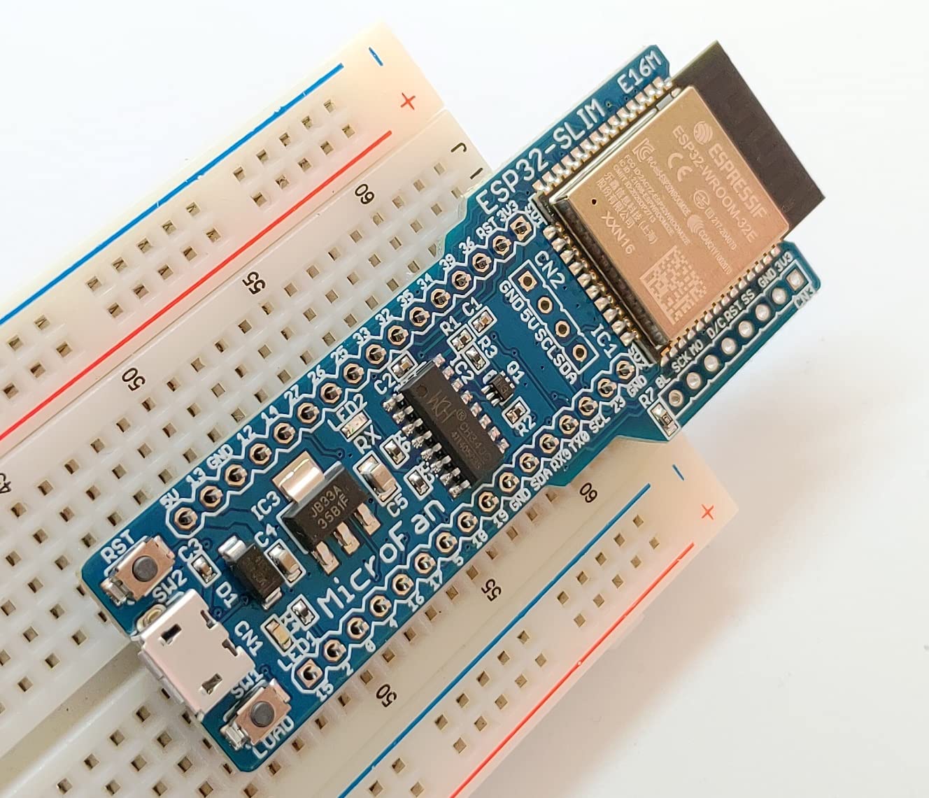 ESP32-SLIM (ESP32-WROOM-32E, 16M 開発ボード) USBインターフェース付き 技適取得済