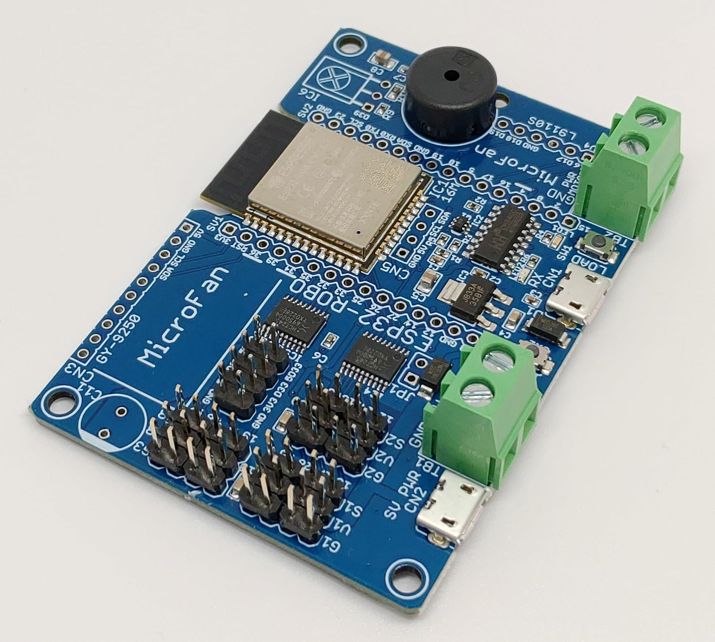 ESP32-ROBO (ESP32E, 16M) RCサーボ/モーター コントローラ USBインターフェース付き 技適取得済