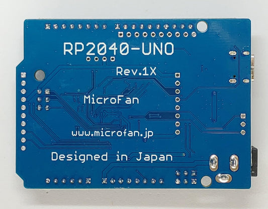 RP2040-UNO (RP2040, Dual ARM Cortex-M0+ 8MB Flash) 開発ボード USB Type-C コネクタ