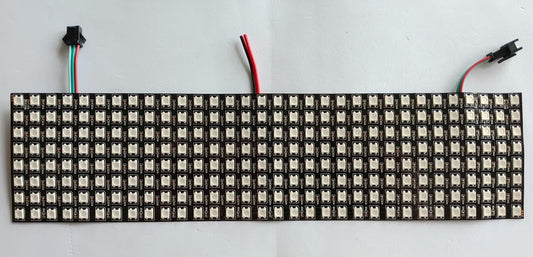 カラーLEDマトリックス(WS2812B 32x8 ピクセル) フレキシブル基板