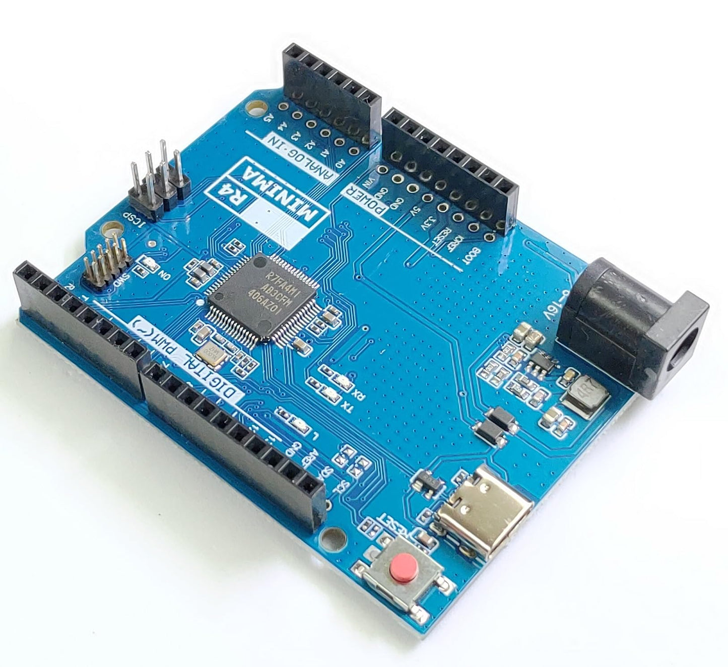 UNO R4 MINIMA 互換開発ボード(Type-C) クリスタル付き