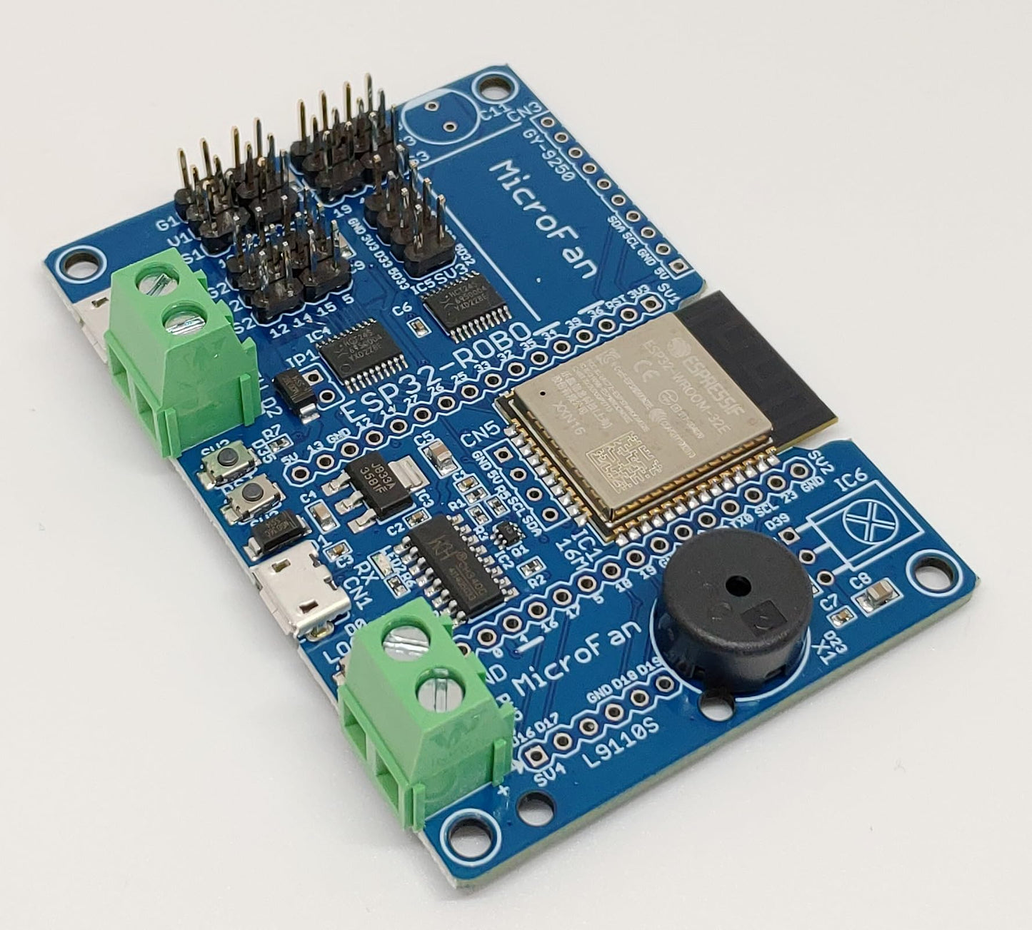 ESP32-ROBO (ESP32E, 16M) RCサーボ/モーター コントローラ USBインターフェース付き 技適取得済