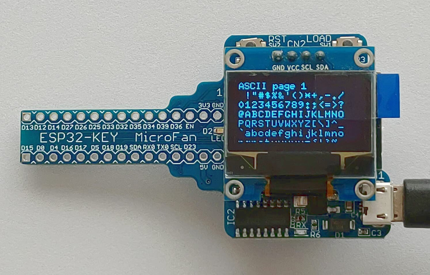ESP32-KEY-R2A (ESP32-WROOM-32E, 16M 開発ボード) USBインターフェース付き 技適取得済