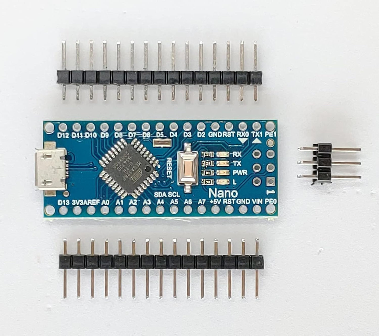 NANO 3.0 Arduino 互換機(CH340C使用, microB, ピン未半田)