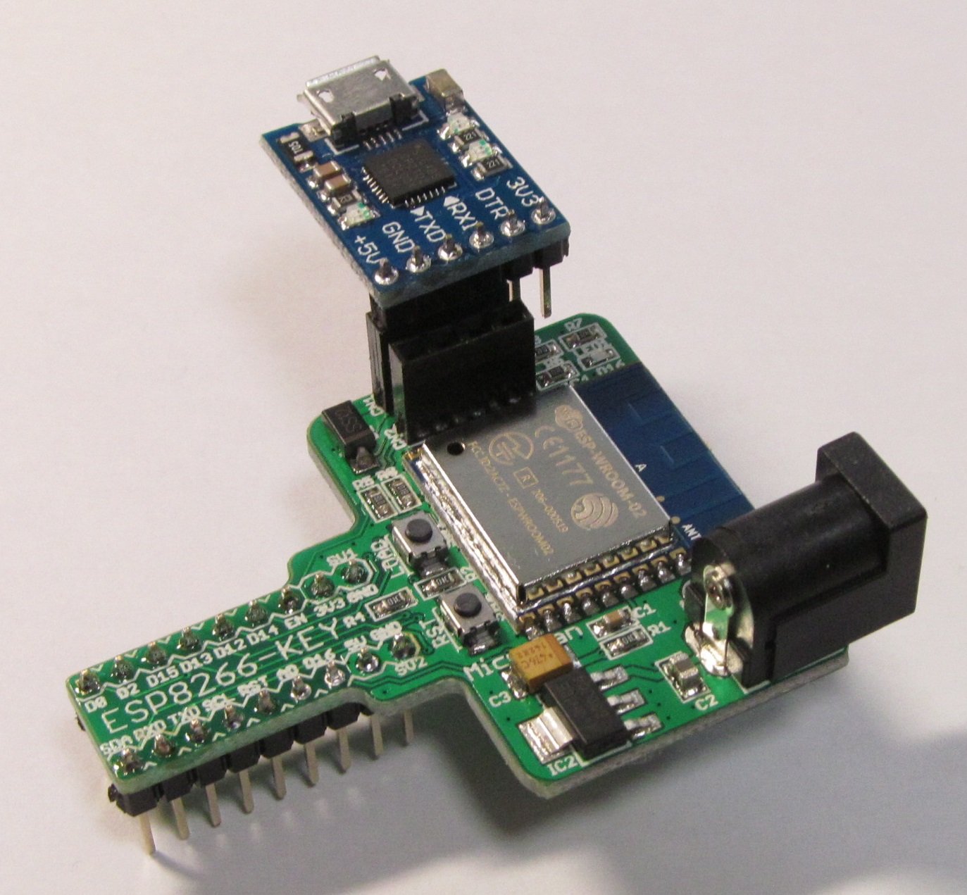 ESP8266-KEY-R1 (ESP-WROOM-02開発ボード) 技適取得済