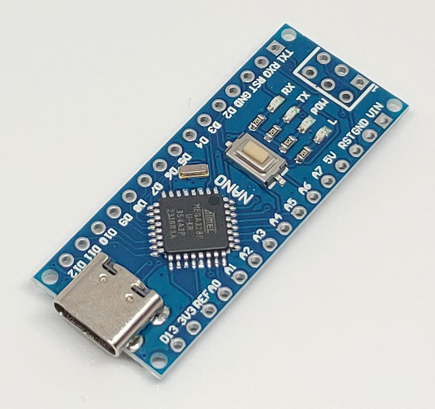 NANO 3.0 Arduino 互換機(CH340C使用,Type-C, ピン未半田)
