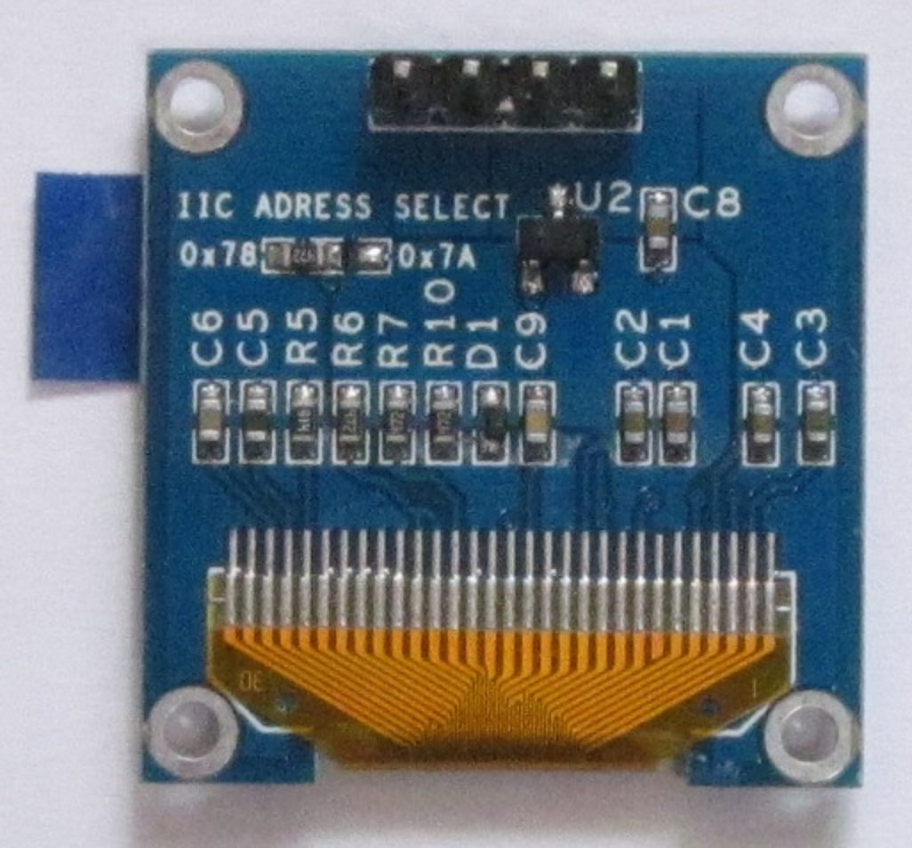 OLEDディスプレイ 0.96インチ I2C 青