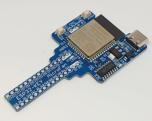 ESP32-KEY-R3 (ESP32-WROOM-32E, 8MFLASH, 2MPSRAM 開発ボード) USB Type-C インターフェース付き 技適取得済