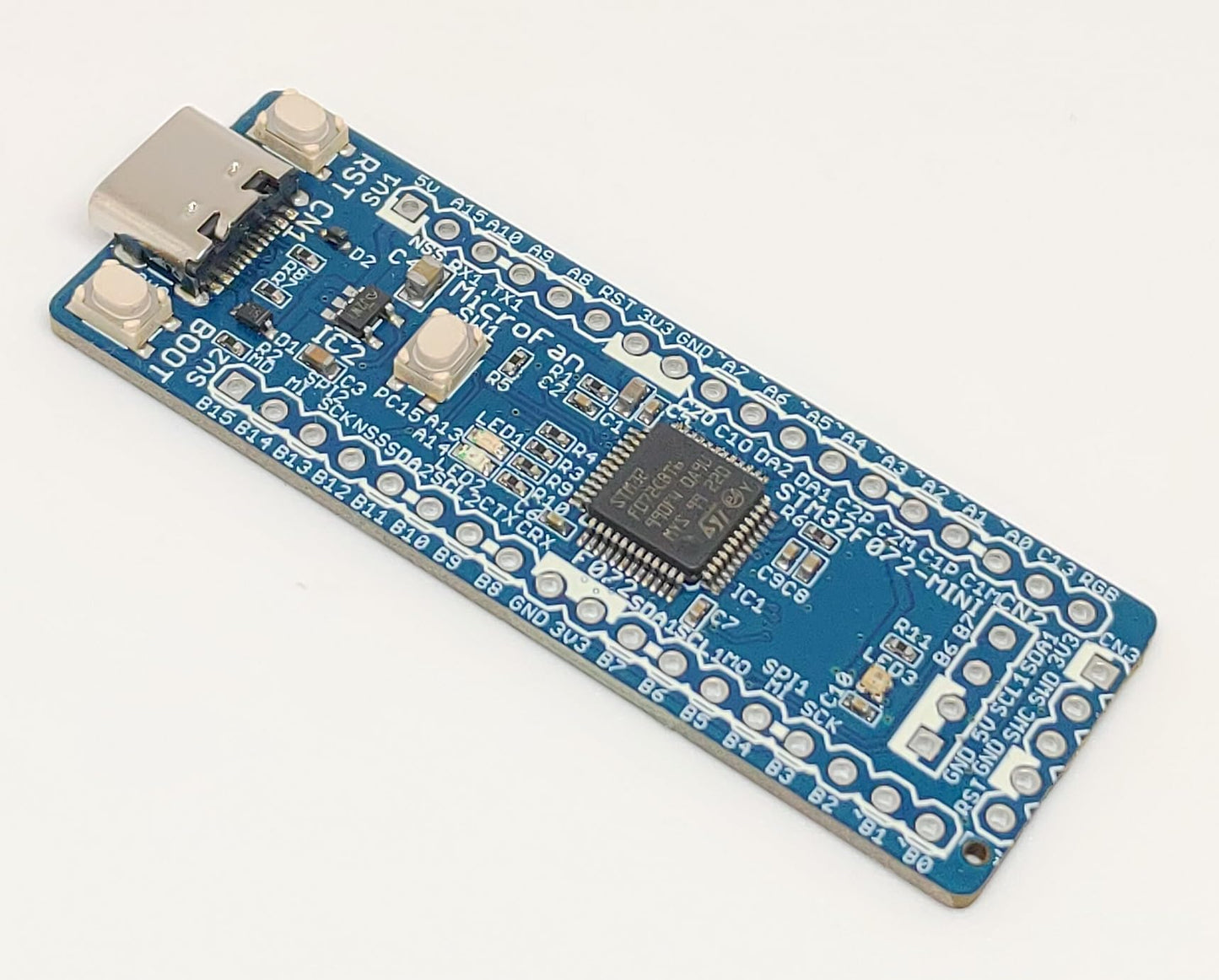 STM32F072-MINI (STM32F072CBT6, ARM Cortex-M0, 48MHz, 128KFlash, 16KRAM) 開発ボード Type-C USBコネクタ