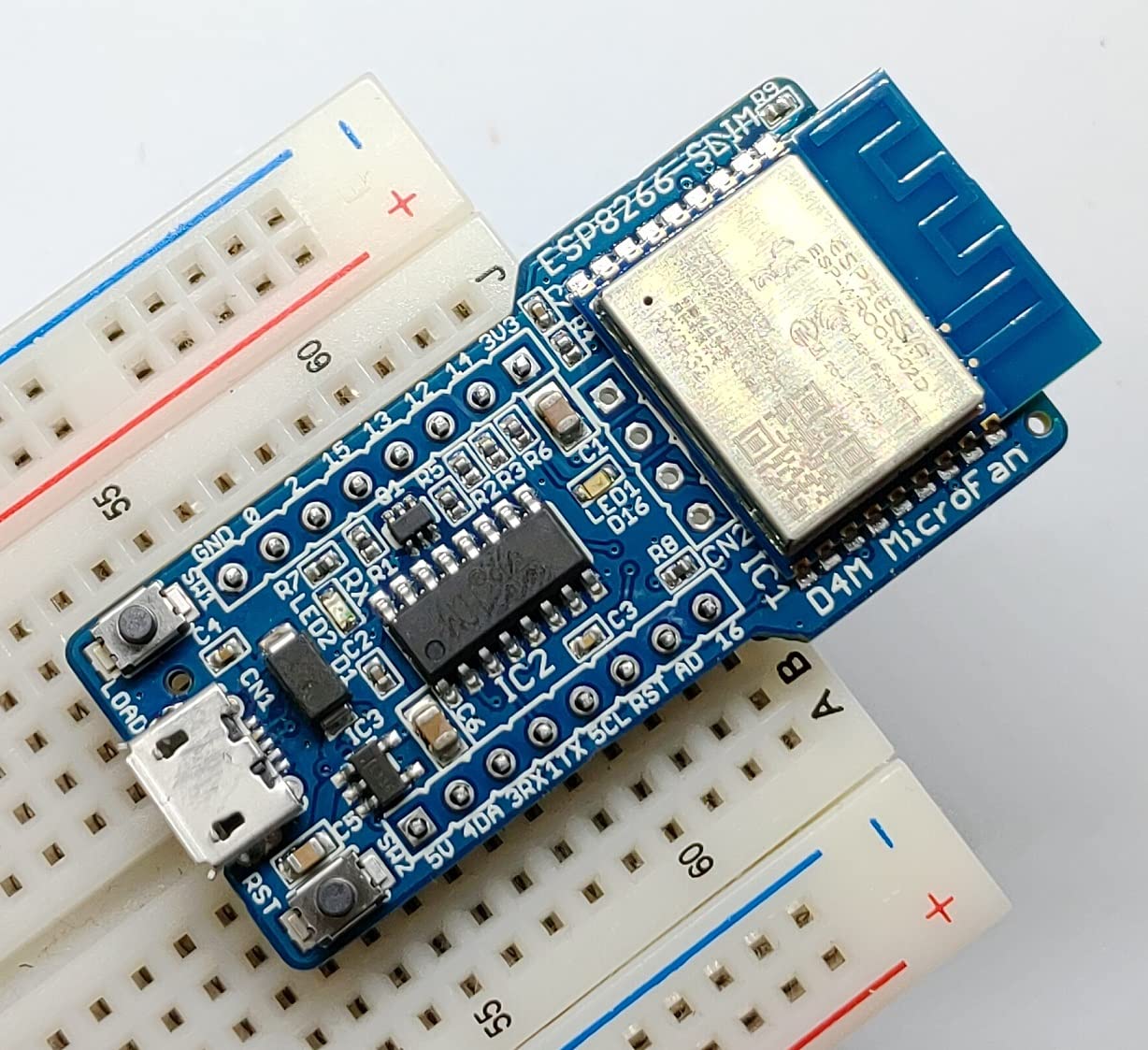 ESP8266-SLIM-R1 (ESP-WROOM-02, 4M開発ボード) USBインターフェース付き 技適取得済