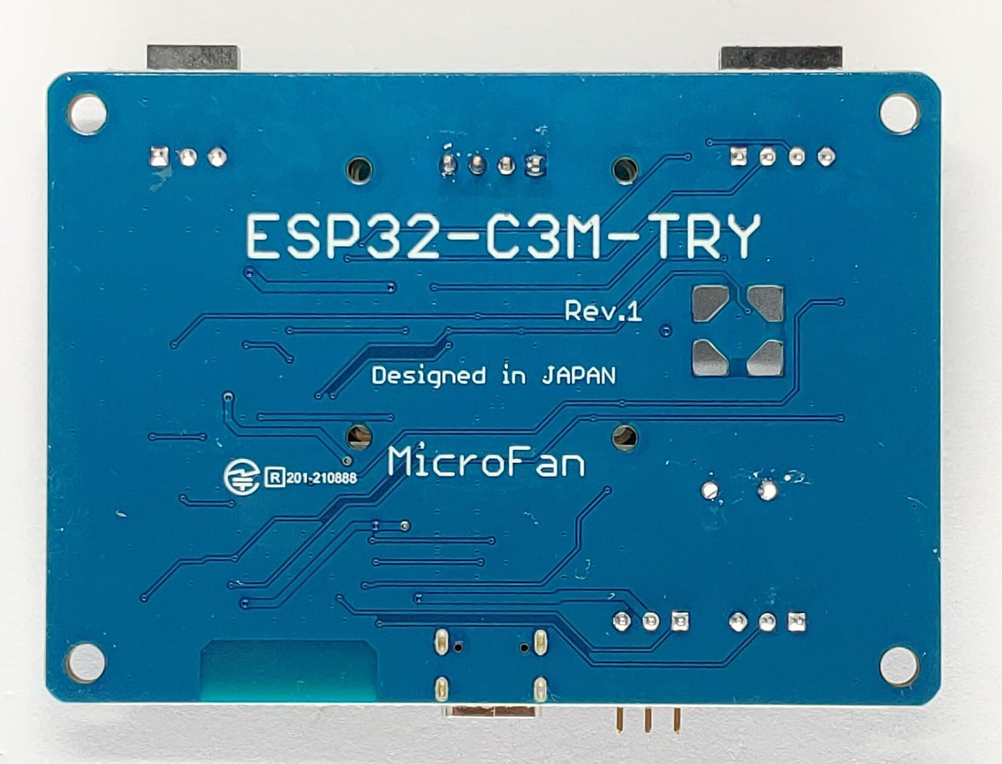 ESP32-C3M-TRY (ESP32-C3-MINI-1, 4M) オールインワン 開発ボード USB Type-C インターフェース付き 技適取得済