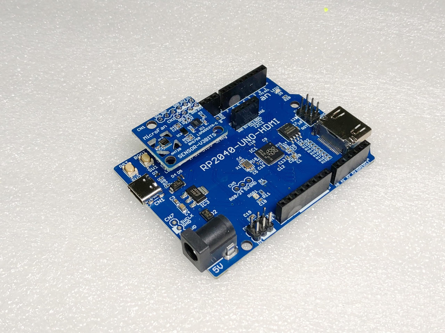 SENSOR-V3BITS (加速度, ジャイロ, 温度, 湿度, 照度) I2Cインターフェース センサーボード 3.3V専用