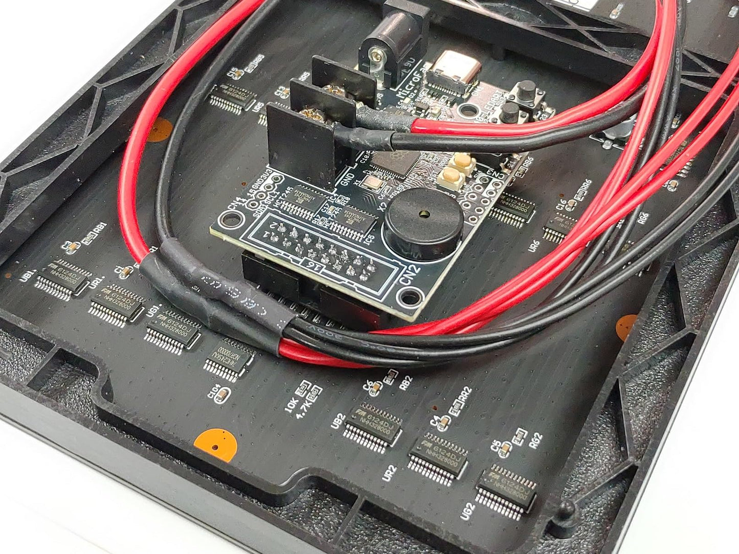 RP2040-LEDART (8M Flash) LED RGB パネル HUB75コントローラ USBインターフェース付き