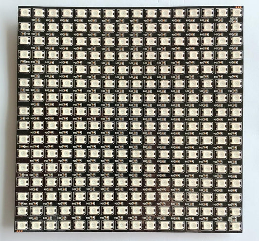 カラーLEDマトリックス(WS2812B 16x16 ピクセル) フレキシブル基板