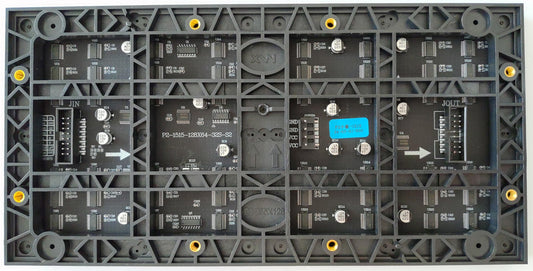 P2 RGB LEDマトリックスパネル 128X64ピクセル256mmx128mm 室内用