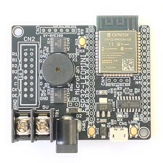 ESP32-LEDMINI (ESP32E, 4M) LED RGB パネル HUB75コントローラ 技適取得済