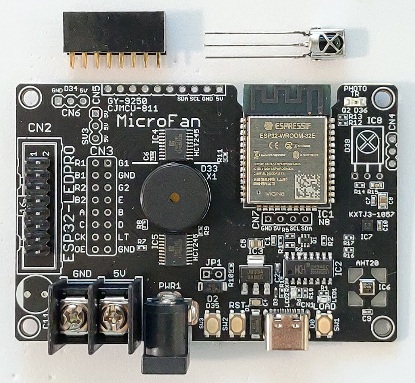 ESP32-LEDPRO-R2 (ESP32E, 16M) RGB LED パネル HUB75コントローラ 技適取得済