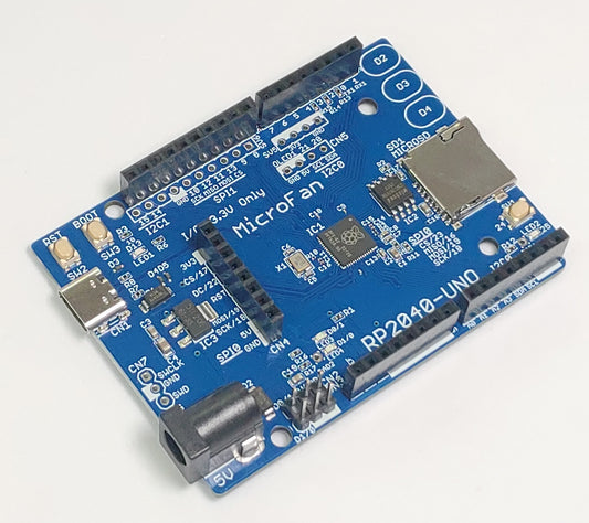 RP2040-UNO-R2 (RP2040, Dual ARM Cortex-M0+ 16MB Flash) 開発ボード