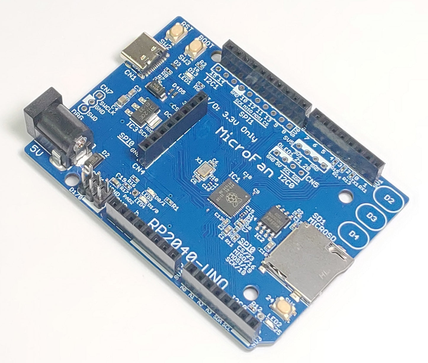 RP2040-UNO-R2 (RP2040, Dual ARM Cortex-M0+ 16MB Flash) 開発ボード
