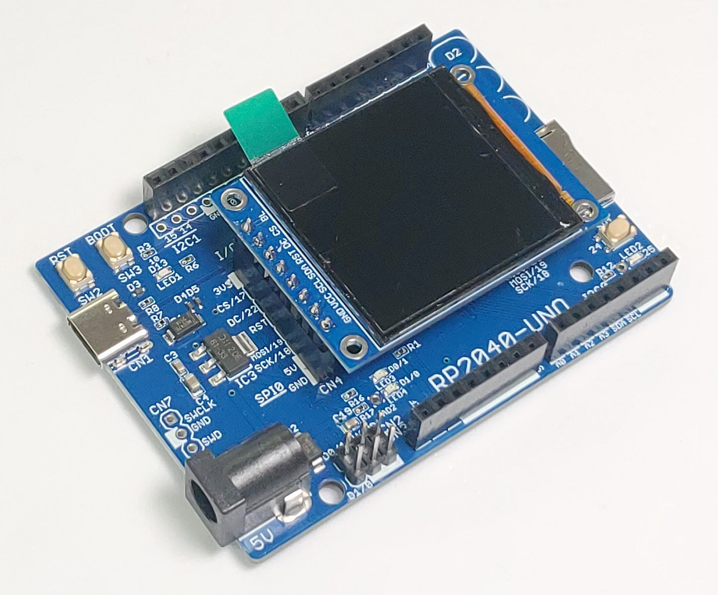 RP2040-UNO-R2 (RP2040, Dual ARM Cortex-M0+ 16MB Flash) 開発ボード