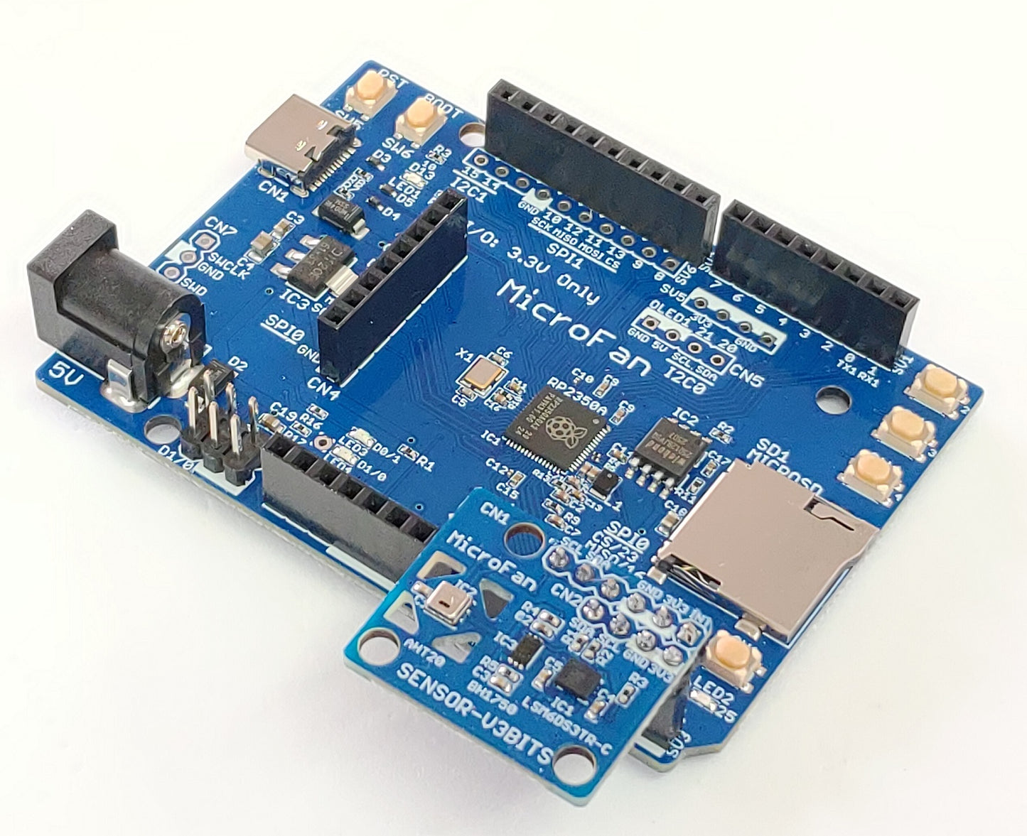 RP2350A-UNO (RP2350A, Dual ARM Cortex-M33 16MB Flash) 開発ボード