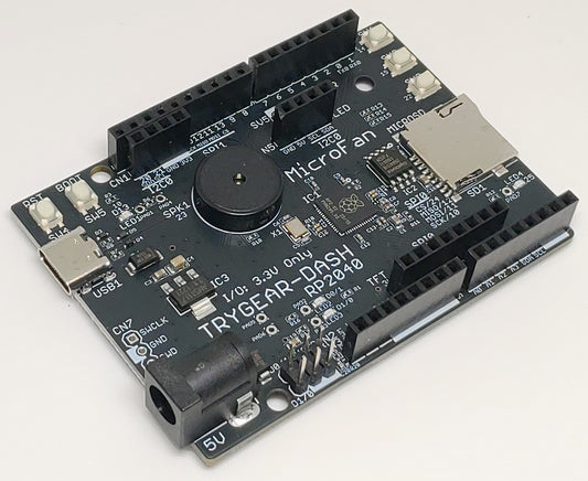 TRYGEAR-DASH-RP2040 (RP2040, Dual ARM Cortex-M0+ 8MB Flash)