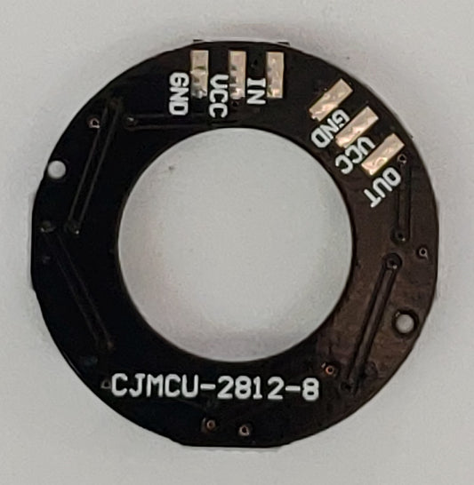 カラーLEDリング(WS2812B 8個)