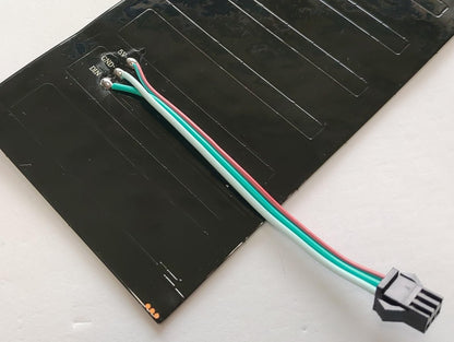 カラーLEDマトリックス(WS2812B 32x8 ピクセル) フレキシブル基板