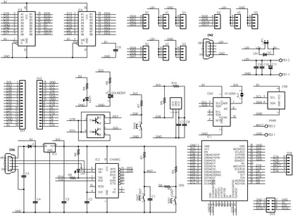 ESP32-ROBO (ESP32E, 16M) RCサーボ/モーター コントローラ USBインターフェース付き 技適取得済