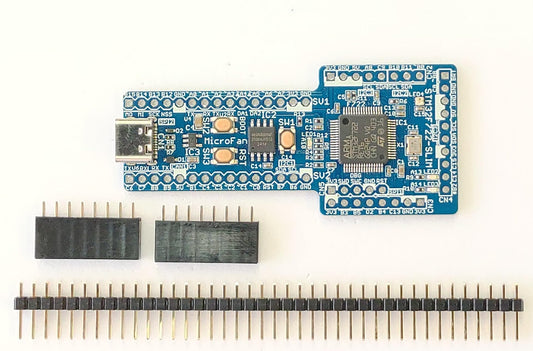 STM32F722-SLIM (STM32F722RE, ARM Cortex-M7, 216MHz, 512KFlash, 256KRAM)+8MFLASH開発ボード Type-C USBコネクタ