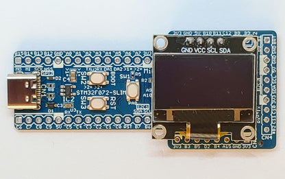 STM32F072-SLIM (STM32F072RB, ARM Cortex-M0, 48MHz, 128KFlash, 16KRAM) 開発ボード Type-C USBコネクタ