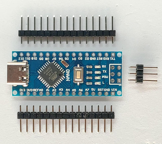 NANO 3.0 Arduino 互換機(CH340C使用,Type-C, ピン未半田)