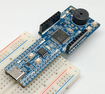 STM32F412-SLIM-PLUS (STM32F412RE, ARM Cortex-M4. 100MHz, 512KFlash, 256KRAM)+8MFLASH+基本入出力+センサー 開発ボード Type-C USBコネクタ