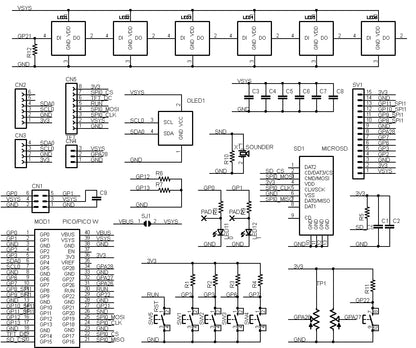PICOLAB-BASE (実験用多機能拡張ボード: Raspberry Pi PICO/PICO W/PICO 2対応)