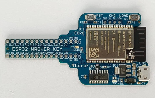 ESP32-WROVER-KEY-R2 (ESP32-WROVER-E, 8MFlash, 8MPSRAM 開発ボード) USBインターフェース付き 技適取得済