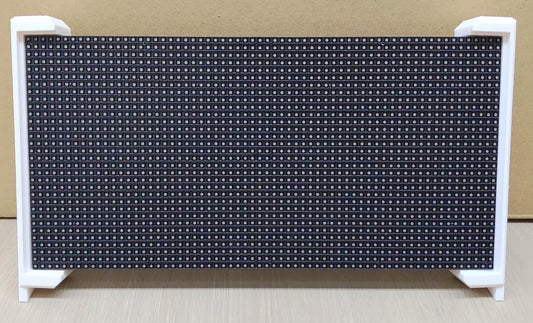 P5 屋内用 RGB LEDマトリックスパネル 64X32ピクセル 320mmx160mm, ABS樹脂製白色スタンドセット