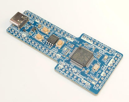 STM32F722-SLIM (STM32F722RE, ARM Cortex-M7, 216MHz, 512KFlash, 256KRAM)+8MFLASH開発ボード Type-C USBコネクタ