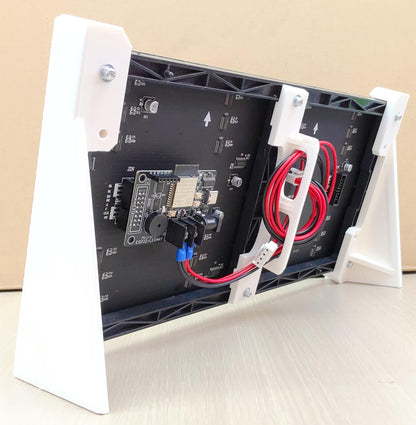 P5 屋内用 RGB LEDマトリックスパネル 64X32ピクセル 320mmx160mm, ABS樹脂製白色スタンドセット