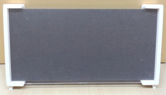 P2.5 屋内用 RGB LEDマトリックスパネル 128X64ピクセル 320mmx160mm, アクリルパネル, ABS樹脂製白色スタンドセット