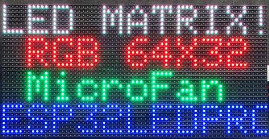 P4 RGB LEDマトリックスパネル 64X32ピクセル 256mmx128mm 室内用