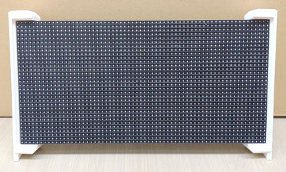 P4 屋内用 RGB LEDマトリックスパネル 64X32ピクセル 256mmx128mm, ABS樹脂製白色スタンドセット